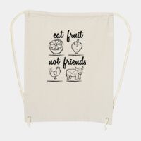 10 Ounce Cotton Canvas Drawstring Backpack Thumbnail