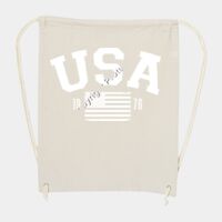 10 Ounce Cotton Canvas Drawstring Backpack Thumbnail