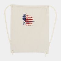 10 Ounce Cotton Canvas Drawstring Backpack Thumbnail