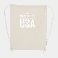 10 Ounce Cotton Canvas Drawstring Backpack Thumbnail