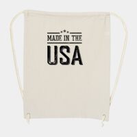 10 Ounce Cotton Canvas Drawstring Backpack Thumbnail