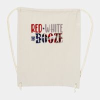 10 Ounce Cotton Canvas Drawstring Backpack Thumbnail