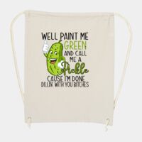 10 Ounce Cotton Canvas Drawstring Backpack Thumbnail