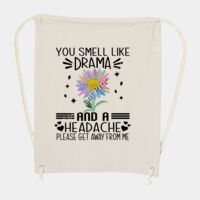 10 Ounce Cotton Canvas Drawstring Backpack Thumbnail