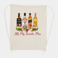 10 Ounce Cotton Canvas Drawstring Backpack Thumbnail