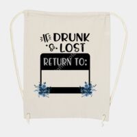 10 Ounce Cotton Canvas Drawstring Backpack Thumbnail