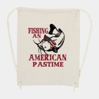 10 Ounce Cotton Canvas Drawstring Backpack Thumbnail