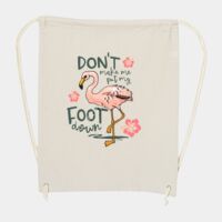 10 Ounce Cotton Canvas Drawstring Backpack Thumbnail