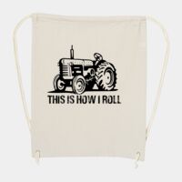 10 Ounce Cotton Canvas Drawstring Backpack Thumbnail