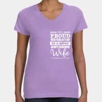 Women's V-Neck Fine Jersey Tee Thumbnail