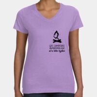 Women's V-Neck Fine Jersey Tee Thumbnail