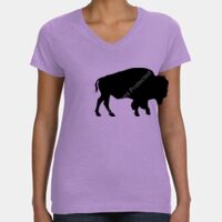 Women's V-Neck Fine Jersey Tee Thumbnail