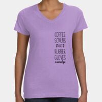 Women's V-Neck Fine Jersey Tee Thumbnail