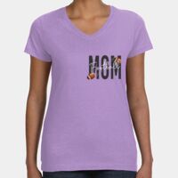 Women's V-Neck Fine Jersey Tee Thumbnail