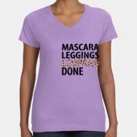 Women's V-Neck Fine Jersey Tee Thumbnail