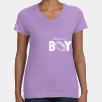 Women's V-Neck Fine Jersey Tee Thumbnail