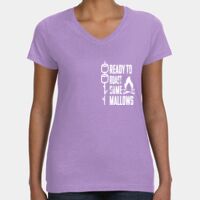 Women's V-Neck Fine Jersey Tee Thumbnail