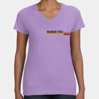 Women's V-Neck Fine Jersey Tee Thumbnail