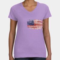 Women's V-Neck Fine Jersey Tee Thumbnail