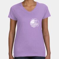 Women's V-Neck Fine Jersey Tee Thumbnail