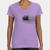 Women's V-Neck Fine Jersey Tee Thumbnail