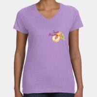 Women's V-Neck Fine Jersey Tee Thumbnail