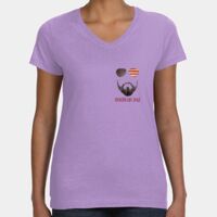 Women's V-Neck Fine Jersey Tee Thumbnail