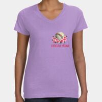 Women's V-Neck Fine Jersey Tee Thumbnail