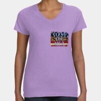 Women's V-Neck Fine Jersey Tee Thumbnail