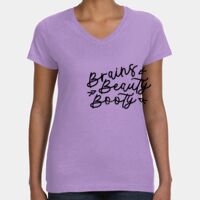 Women's V-Neck Fine Jersey Tee Thumbnail