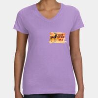 Women's V-Neck Fine Jersey Tee Thumbnail