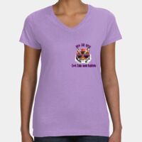 Women's V-Neck Fine Jersey Tee Thumbnail