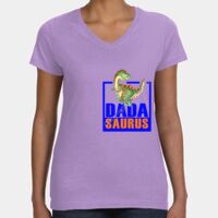 Women's V-Neck Fine Jersey Tee Thumbnail