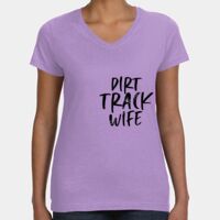 Women's V-Neck Fine Jersey Tee Thumbnail