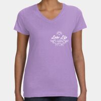 Women's V-Neck Fine Jersey Tee Thumbnail