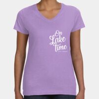 Women's V-Neck Fine Jersey Tee Thumbnail