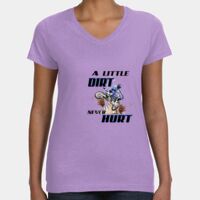 Women's V-Neck Fine Jersey Tee Thumbnail